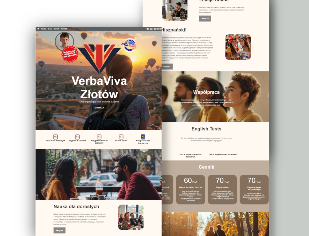 VerbaViva, and English school in Zlotow Poland